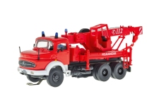 Viessmann 8052 - H0 - CarMotion Feuerwehr MB Rundhauber 3-achs Bergekran